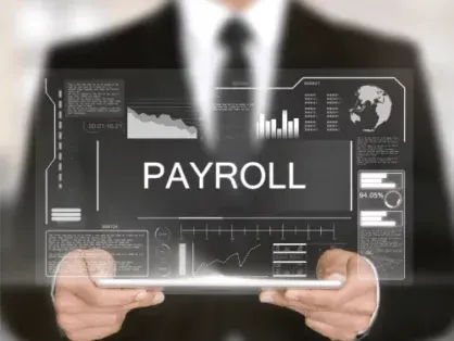 Corporate organizational chart showing financial decision makers liable for payroll taxes