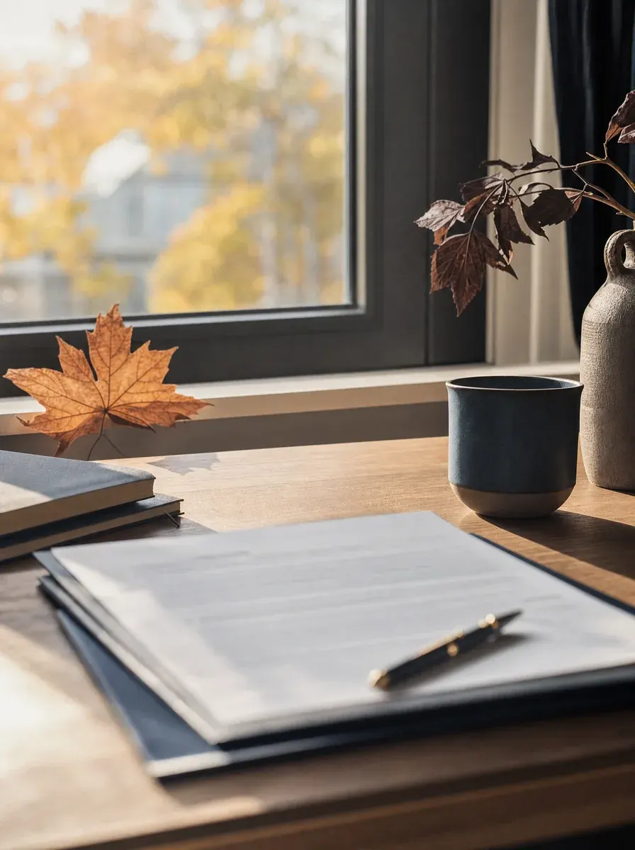 An investment statement on a desk in warm autumn light — U.S. tax treatment of Canadian TFSAs