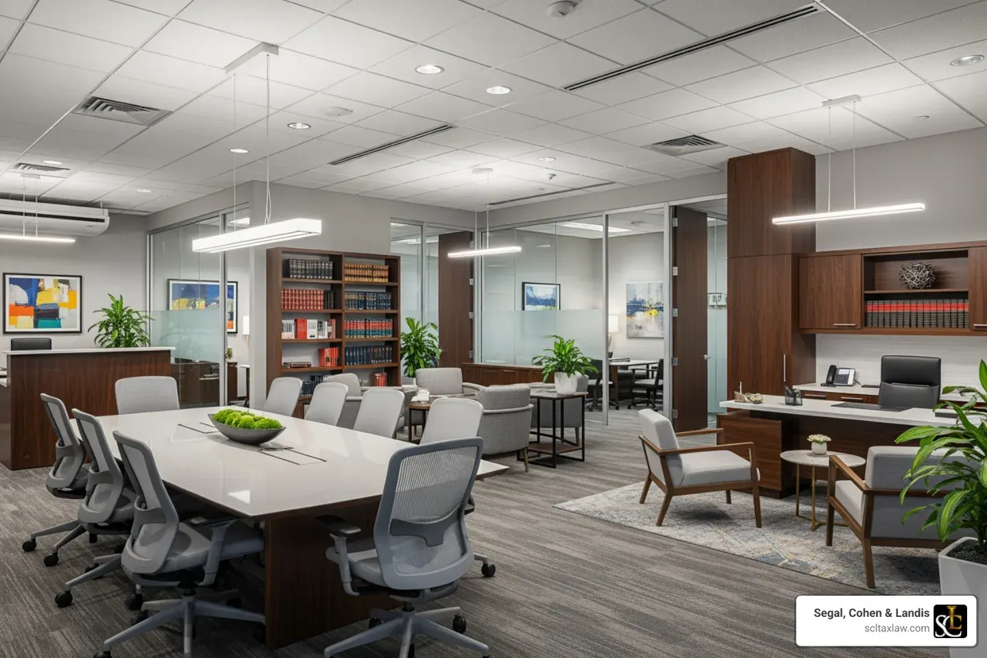 Law firm office interior - how much does an irs lawyer cost